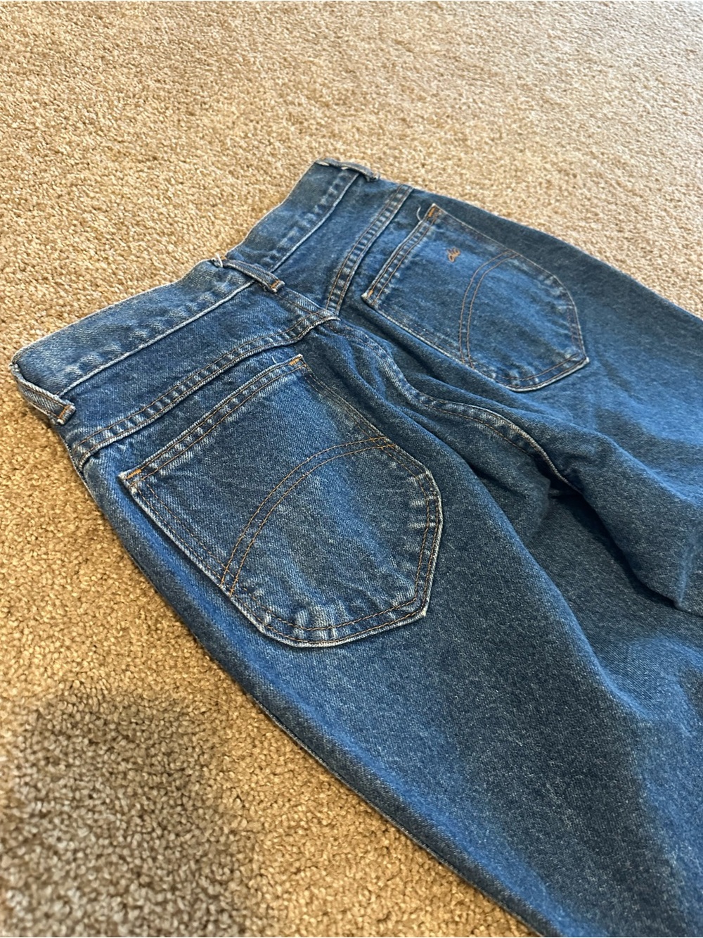 Chic high rise jeans